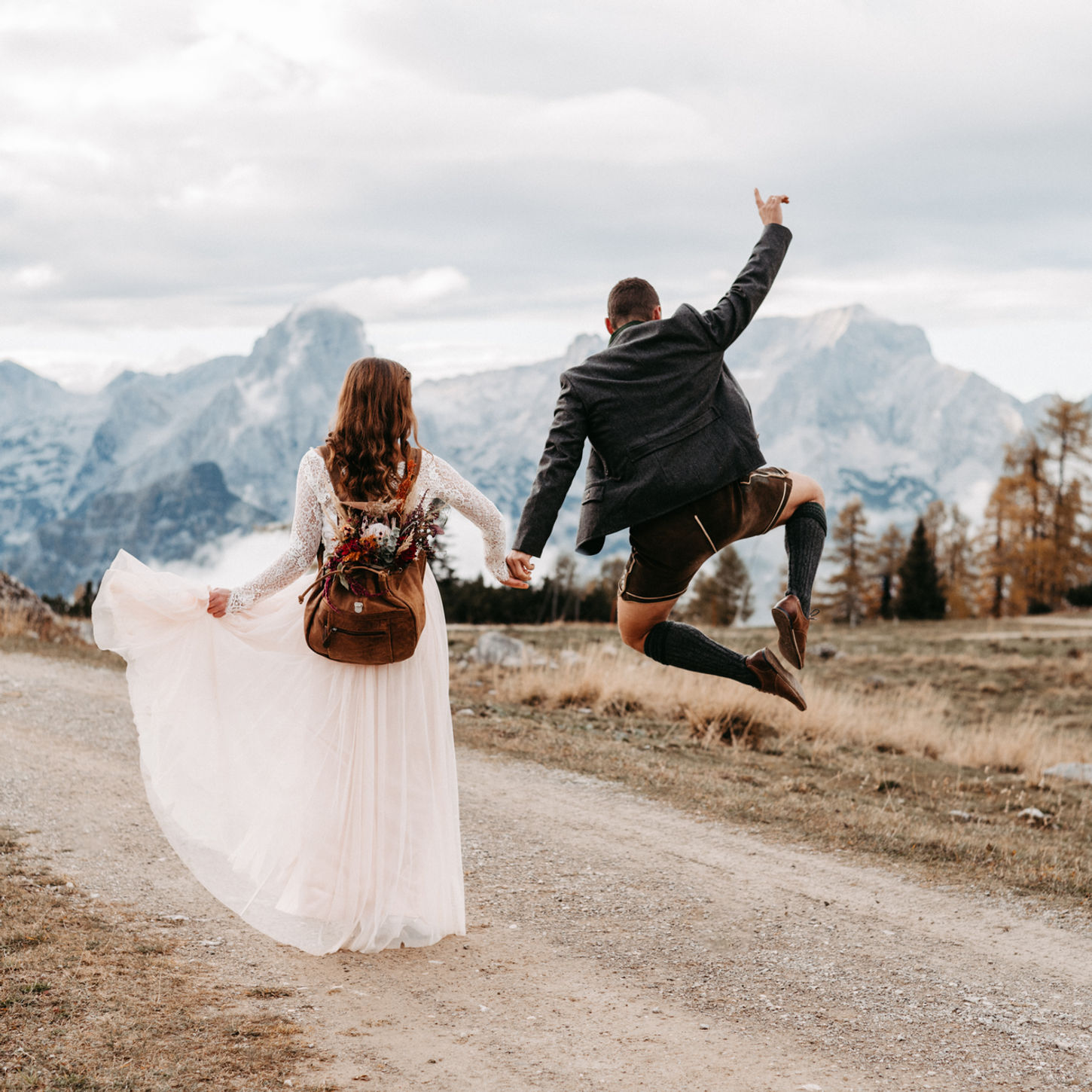 Elopement Alpen, Berghochzeit in Österreich, Dolomiten, Drei Zinnen, Traunstein, Feuerkogel, Wilder Kaiser