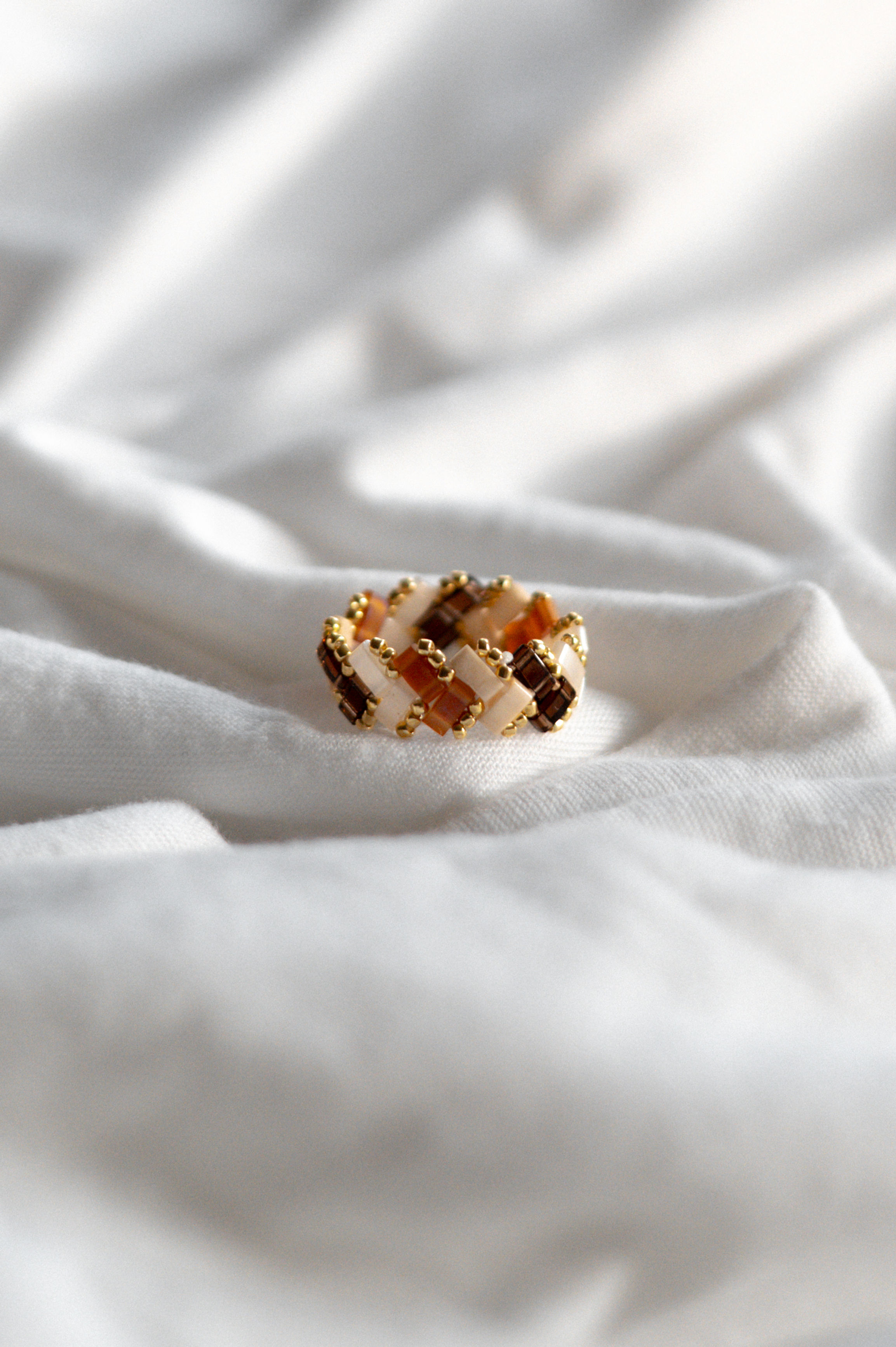 Tilabead-Ring - Nude