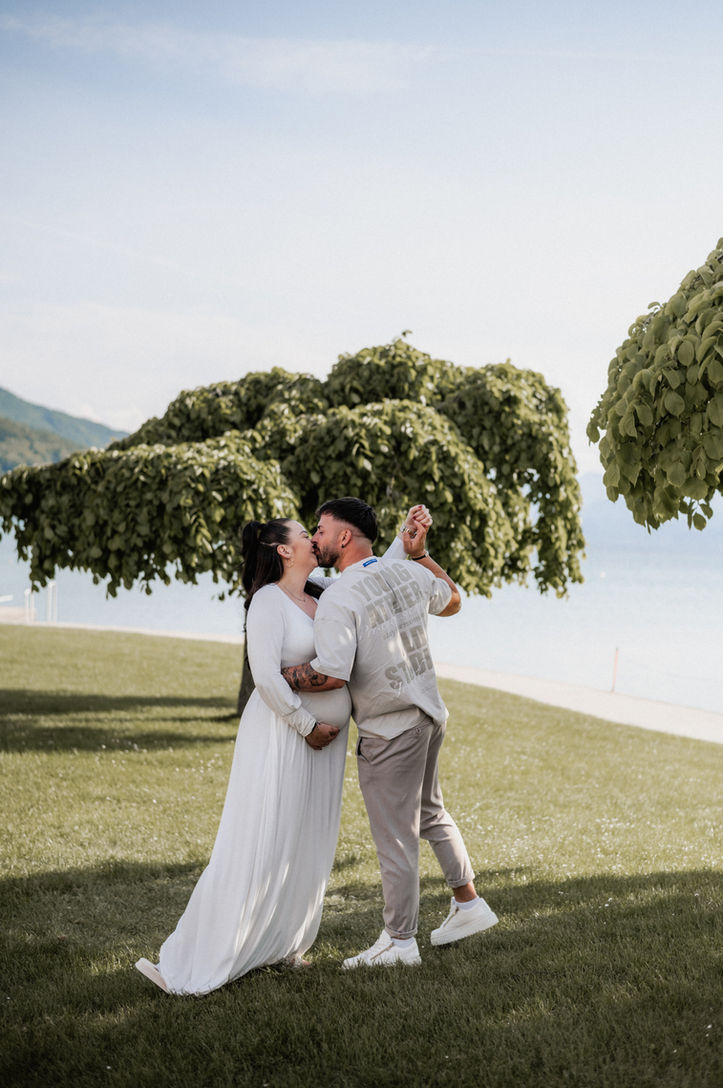 Babybauchshooting am Attersee