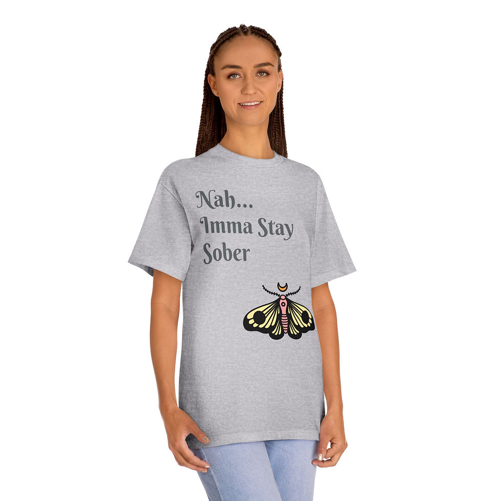 Thumbnail: Stay Sober Unisex Classic Tee - Support Recovery with Positive Vibes