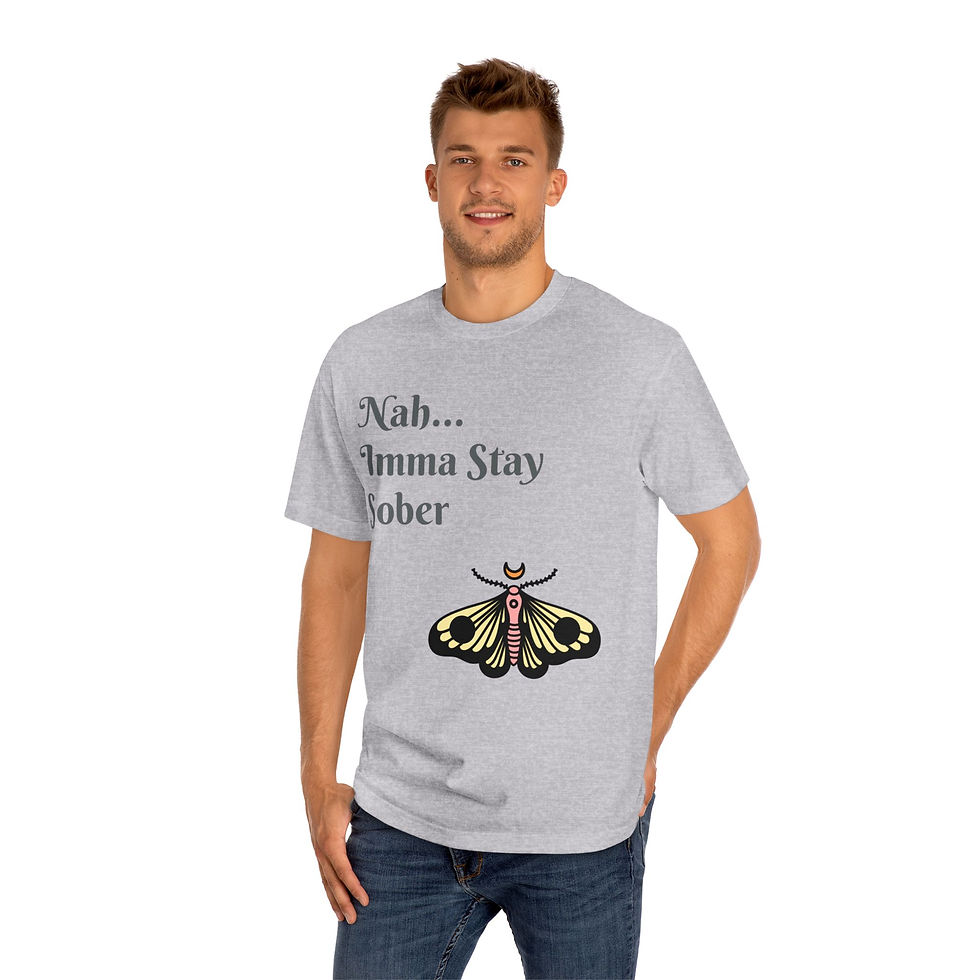 Thumbnail: Stay Sober Unisex Classic Tee - Support Recovery with Positive Vibes