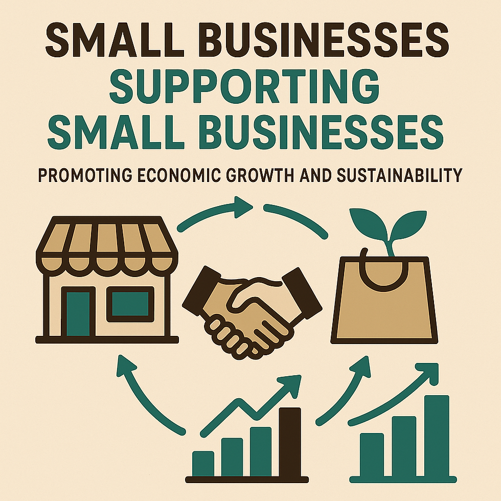 "The Power of Partnership: How Small Businesses Supporting Each Other Fuels Economic Growth and Sustainability"