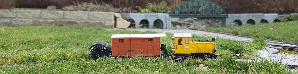 Bürstenwagen, Gartenbahn, Spur G, Reinigungswagen
