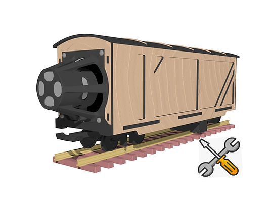 Saugwagen Gartenbahn