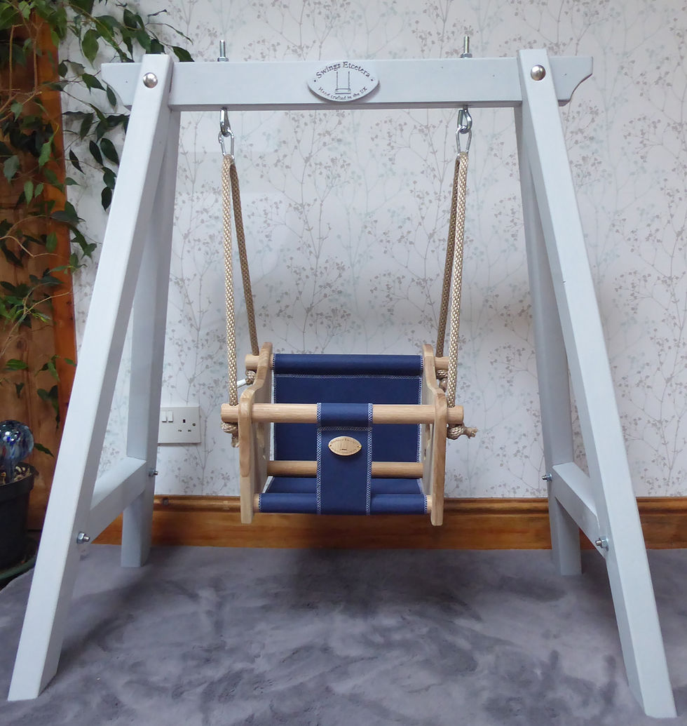 Thumbnail: baby toddler swing with small frame