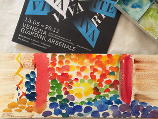Visiting the 57. Biennale in Venice Italy
