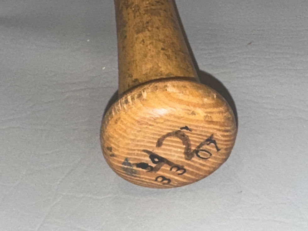Thumbnail: Mo Vaughn rookie era 1991-92 cooper game used bat with PSA