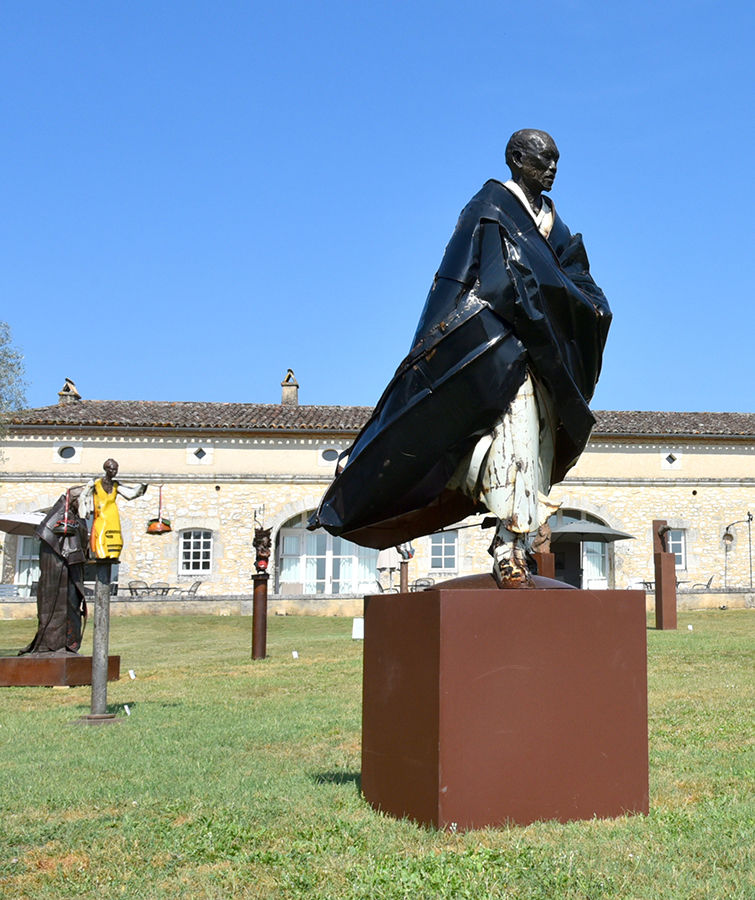 Emmanuel Michel peintre sculpteur exposition Château Golf des Vigiers Monestier