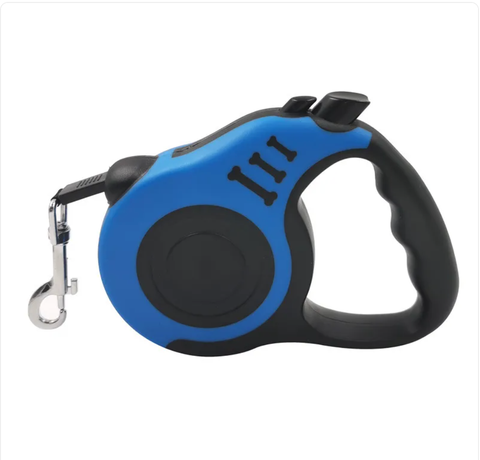 Thumbnail: Pet Automatic Retractable Leash with Bone Print
