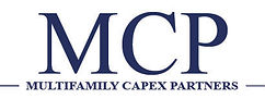Multifamily Capex Partners logo in blue text on a white background.