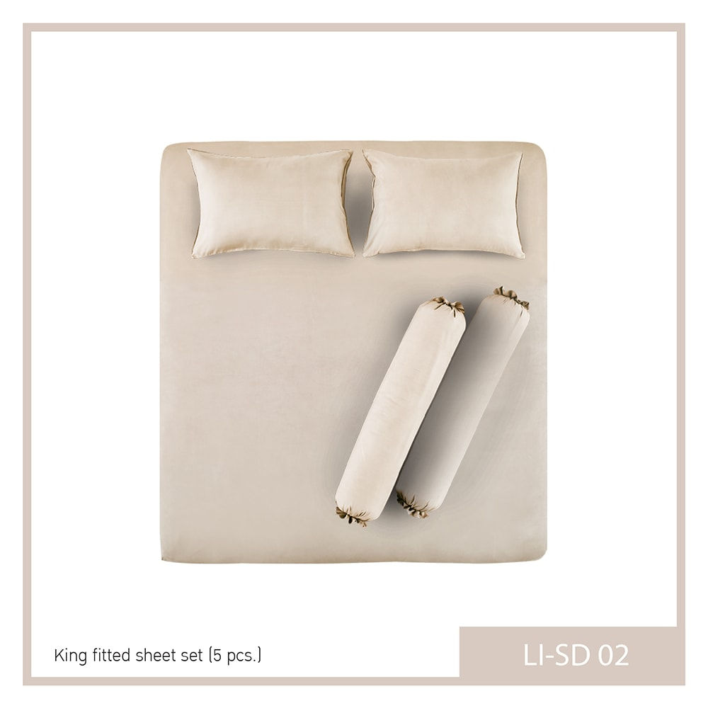 ชุดผ้าปู 5 ฟุต 5 ชิ้น LI-SD-02