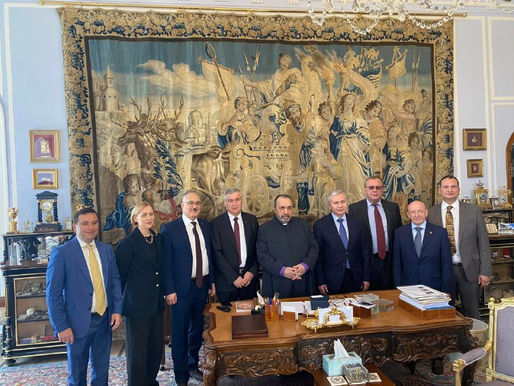 Funcionarios rusos visitaron el Patriarcado Armenio en Jerusalén