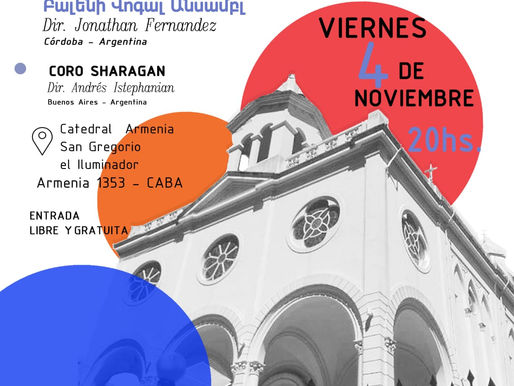 Concierto por la Paz en la Catedral San Gregorio el Iluminador