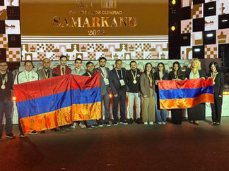 Los seleccionados masculino y femenino de Armenia finalizaron sextos en la Olimpíada Mundial de Ajedrez
