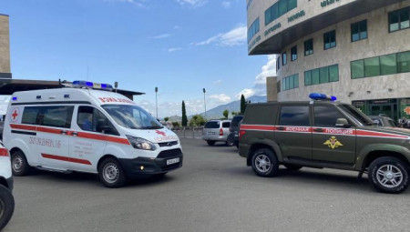 Artsaj: Fuerzas de paz rusas trasladan a  nueve pacientes en estado grave de salud
