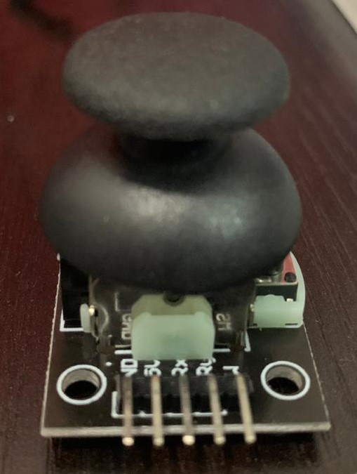 Image of a "thumb joystick" to control the servo motor
