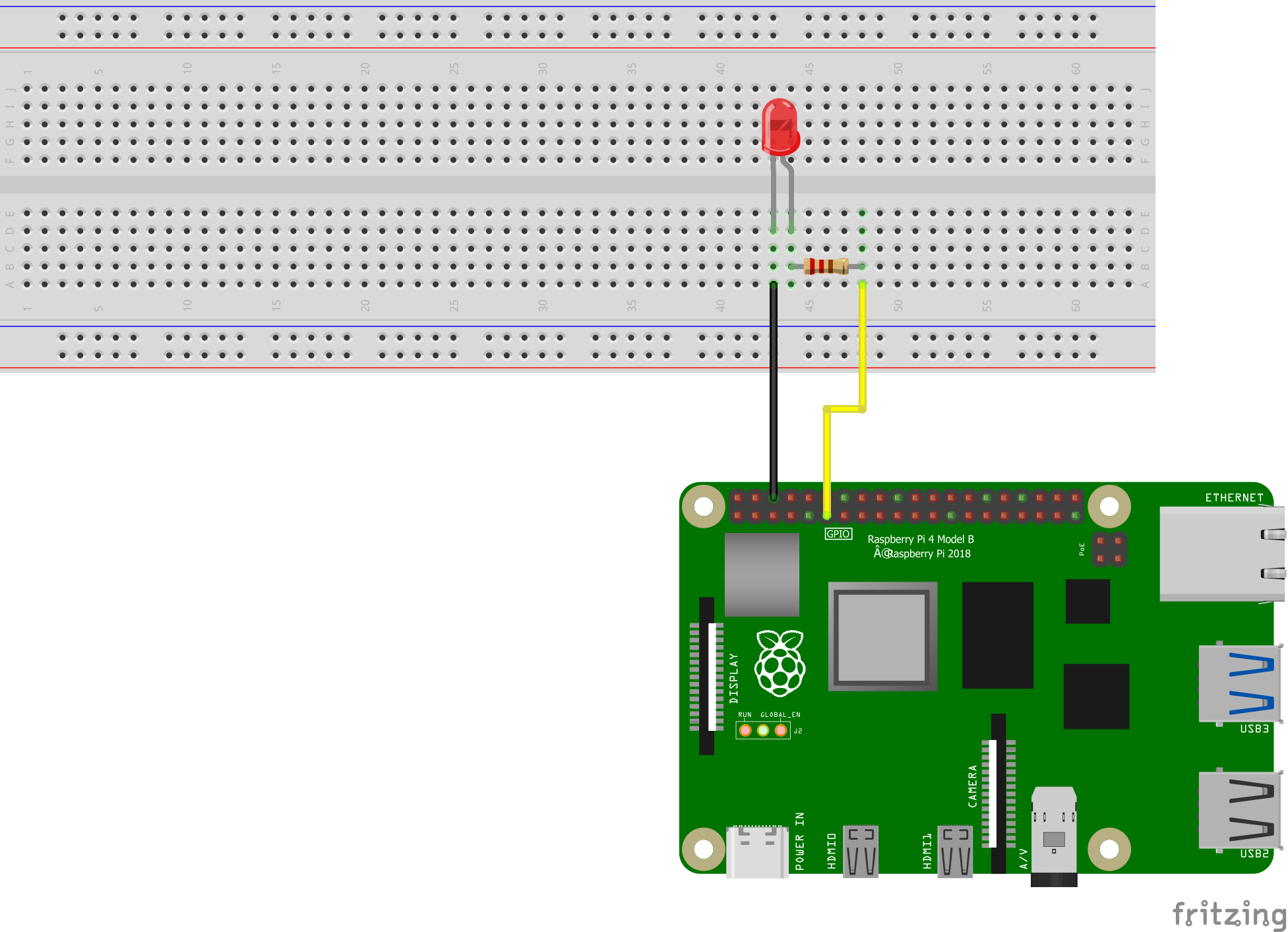 Controlling the brightness of an LED with Raspberry Pi | PWM-Project Codes