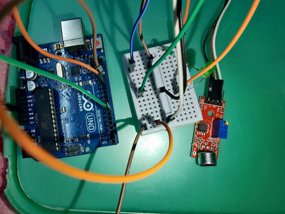Interfacing Sound Sensor with Arduino