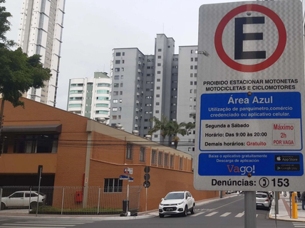 Isenção de estacionamento rotativo nos feriados em BC