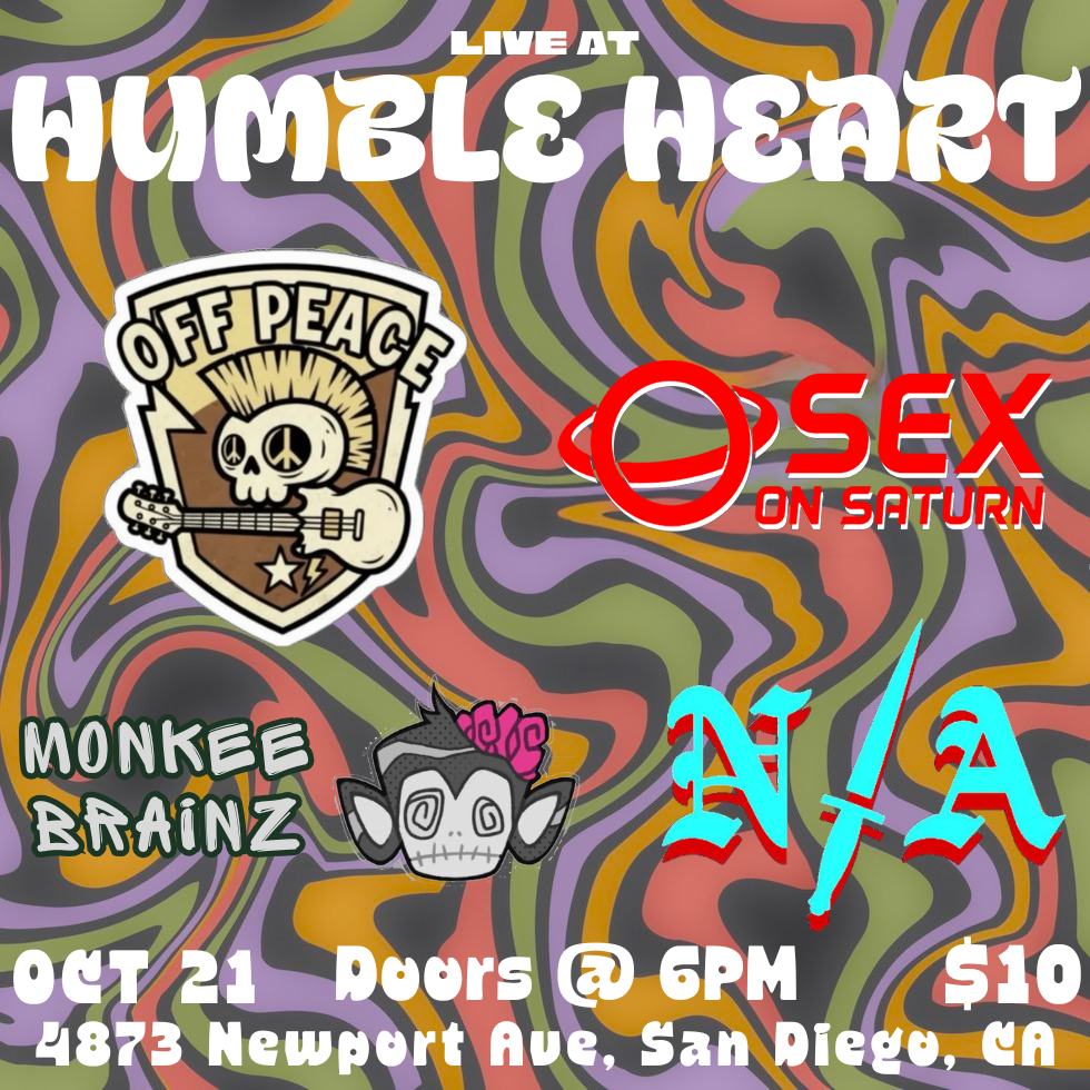 Off Peace | Sex on Saturn | Monkee Brainz | No Avail