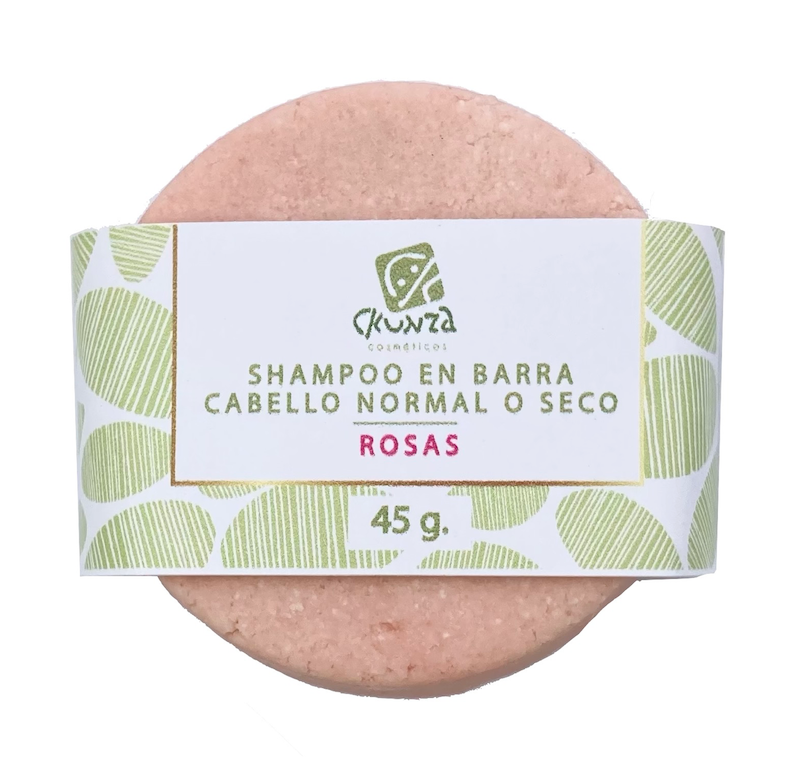 Repuesto Shampoo en barra de Rosas de 65 g