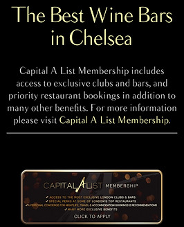 The Best Wine Bars in Chelsea - London's Luxury Lifestyle - Exclusive Clubs, Restaurants, 