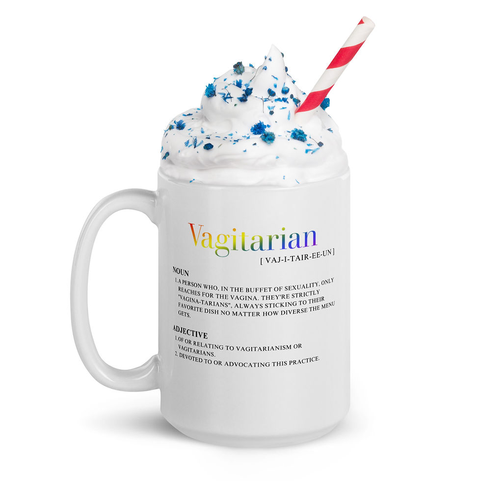 Thumbnail: Vagitarian White glossy mug
