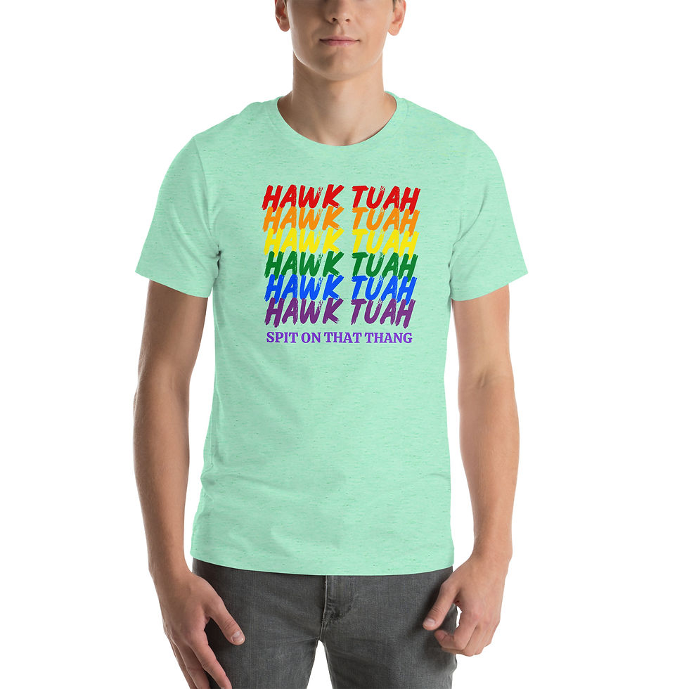 Thumbnail: Hawk Tuah Pride Colors T-Shirt