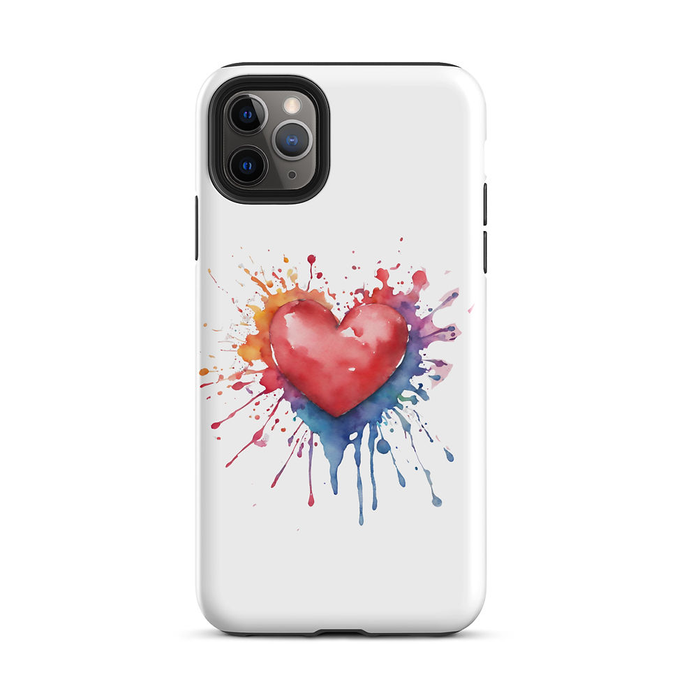 Thumbnail: Heart Splash Tough Case for iPhone®