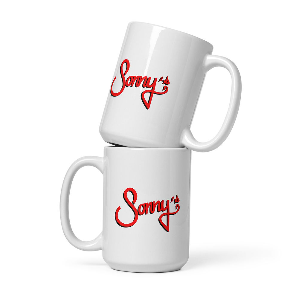 Thumbnail: Sonny's White glossy mug