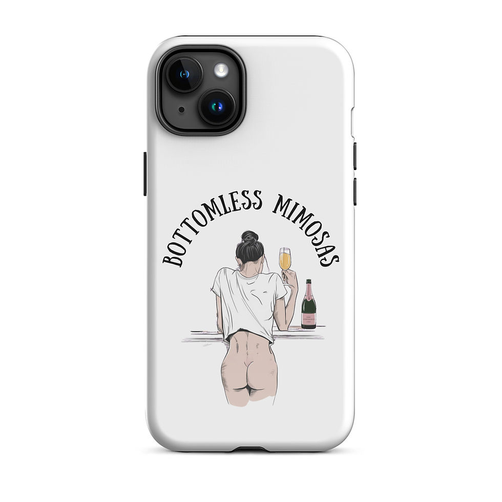 Thumbnail: Bottomless Mimosas Woman Tough Case for iPhone®
