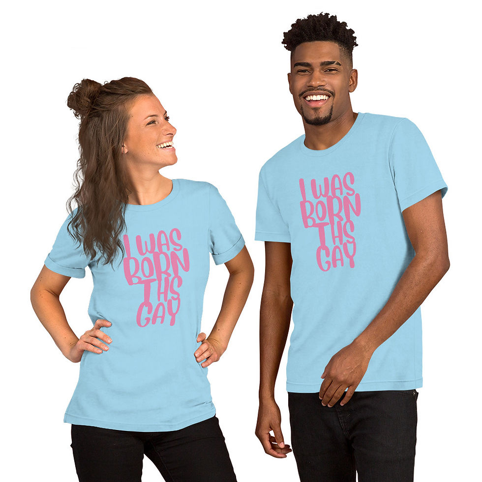 Thumbnail: I was Born This Gay Unisex t-shirt