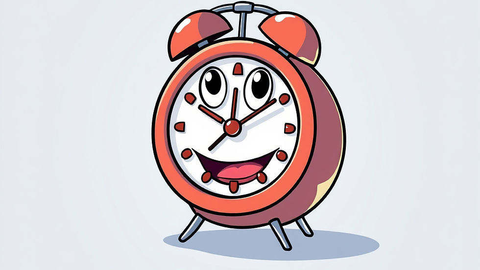 Cartoon clock