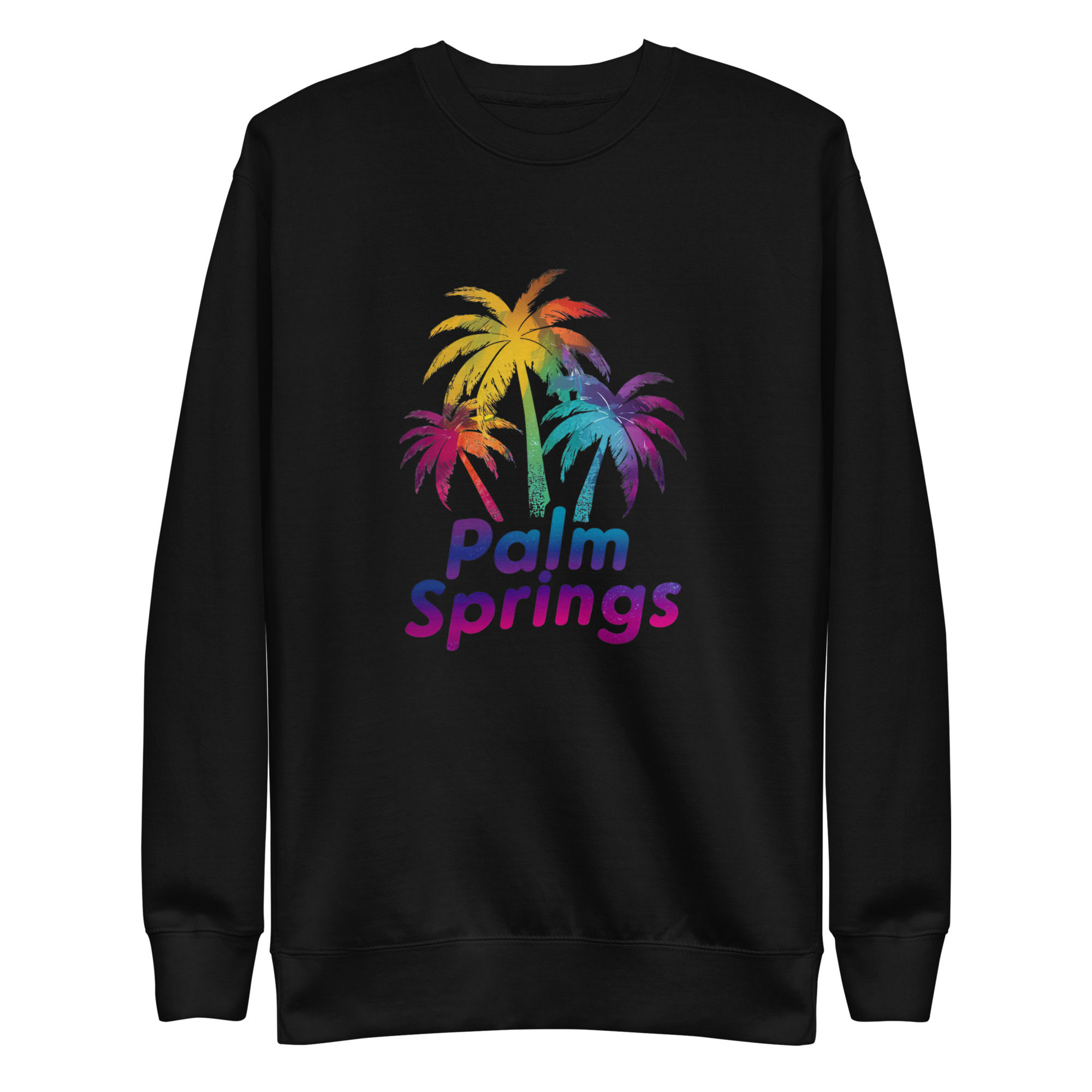 Palm Springs Colorful Palms Premium Sweatshirt