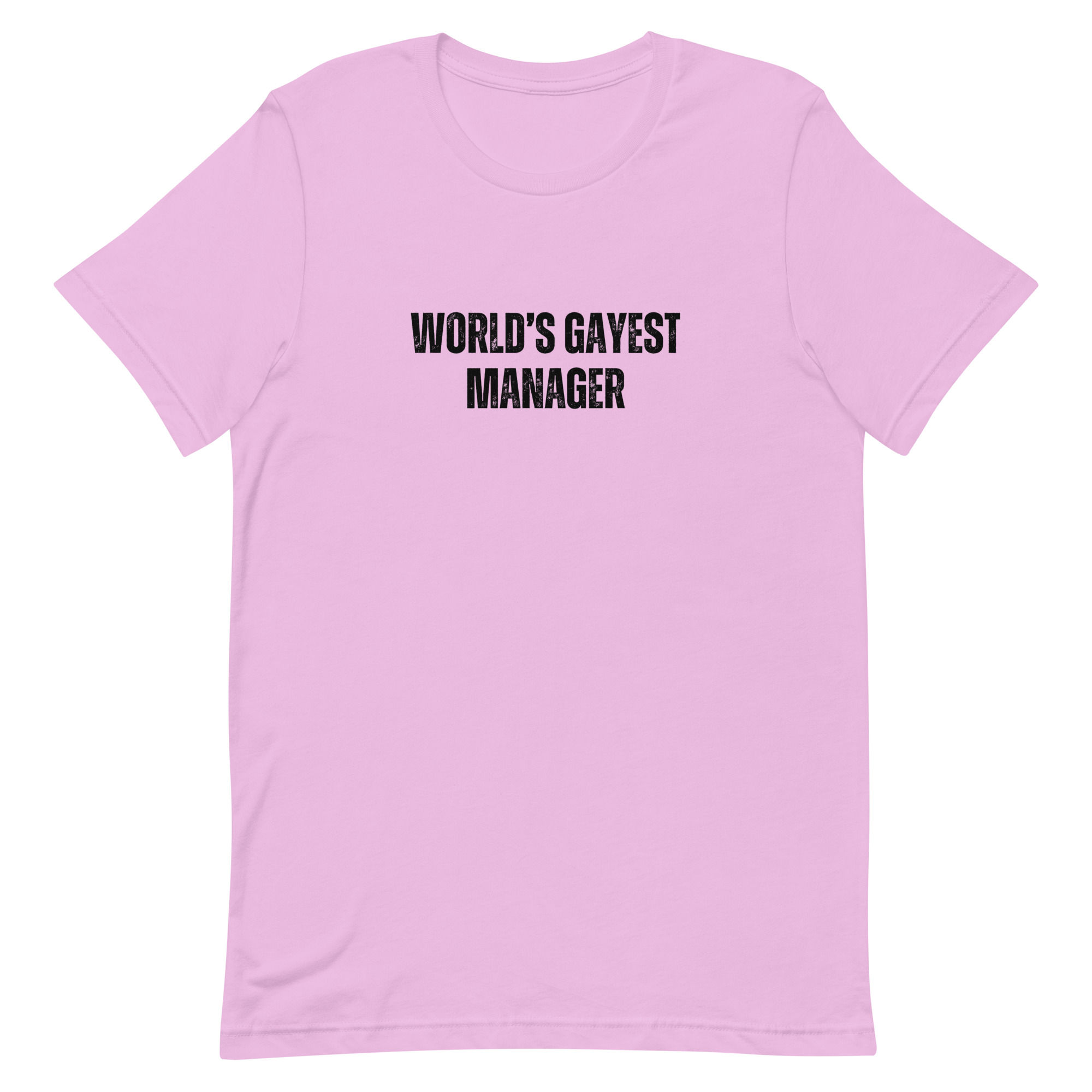 World's Gayest Manager t-shirt