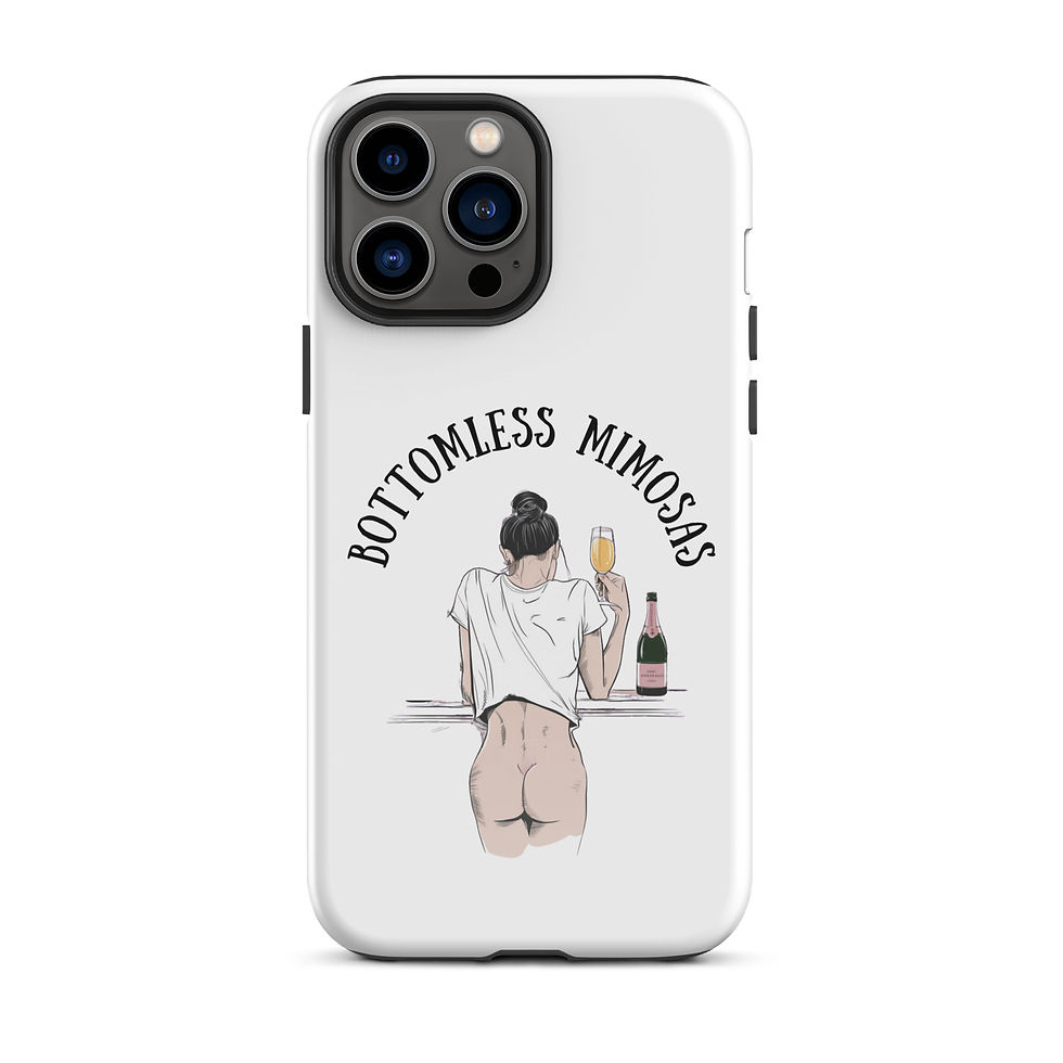 Thumbnail: Bottomless Mimosas Woman Tough Case for iPhone®