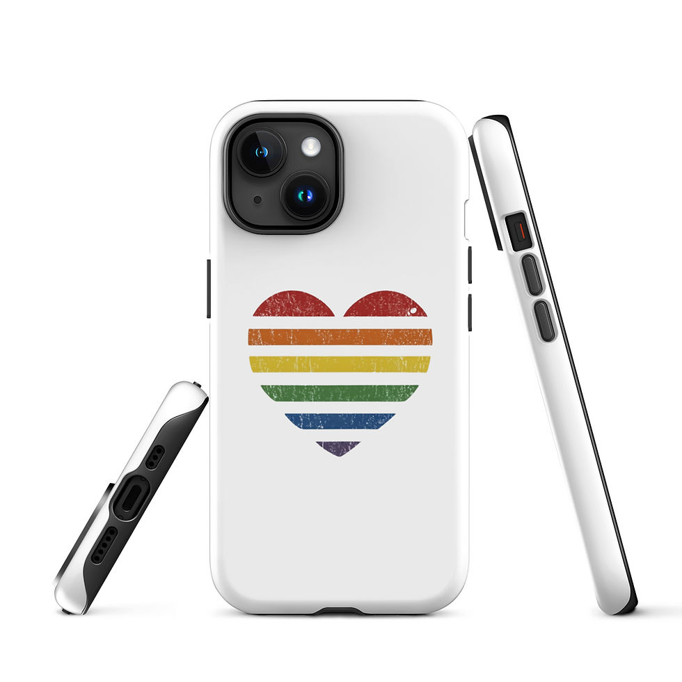 Thumbnail: Vintage Pride Heart Tough Case for iPhone®