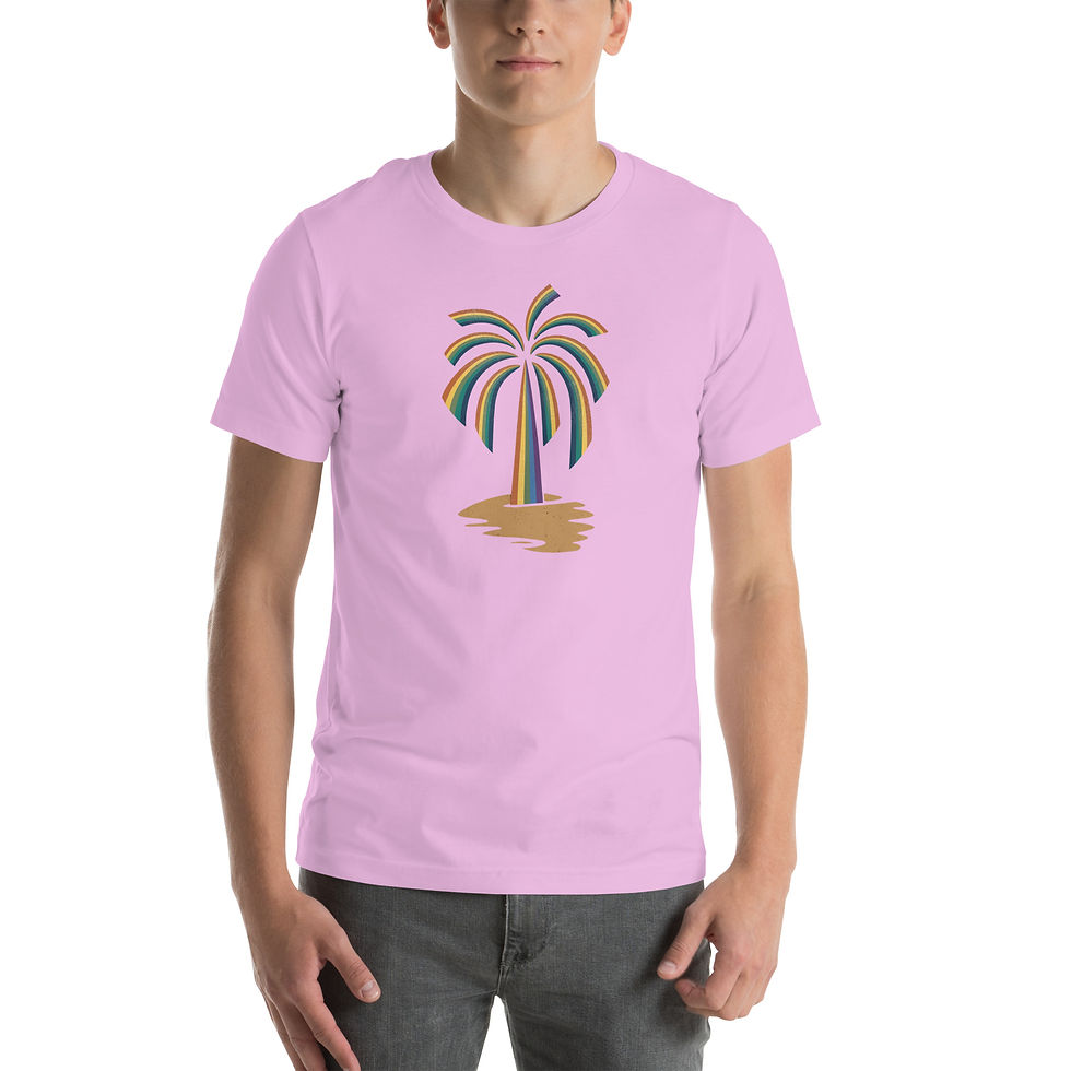 Thumbnail: Rainbow Palm Tree t-shirt