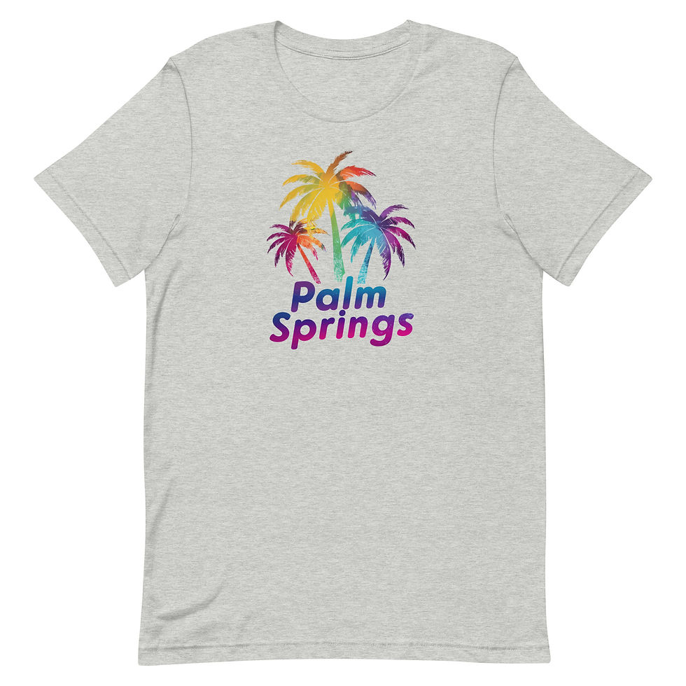 Thumbnail: Palm Springs Colorful Palms t-shirt