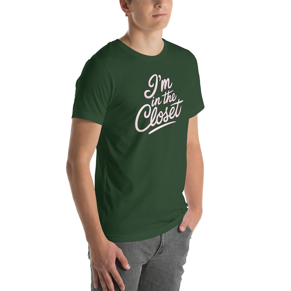 Thumbnail: I'm in the Closet Unisex t-shirt