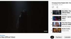 'Preacher Man' Official Video on VEVO UK 'Emerging Artists' playlist