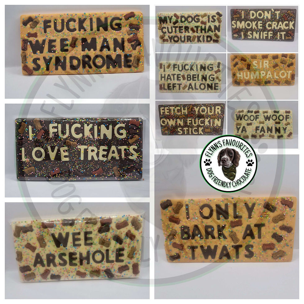 Thumbnail: RUDE Doggie Chocolate Bar