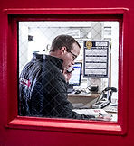 View from the window of Action RV staff member
