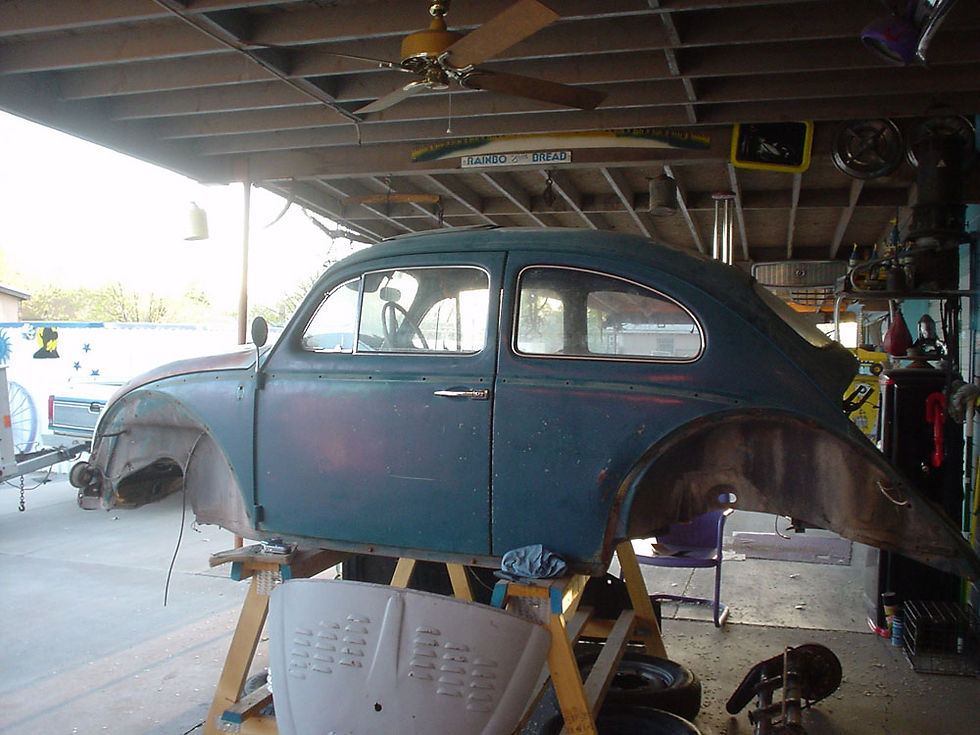 1963 VW bug w/ steel sunroof