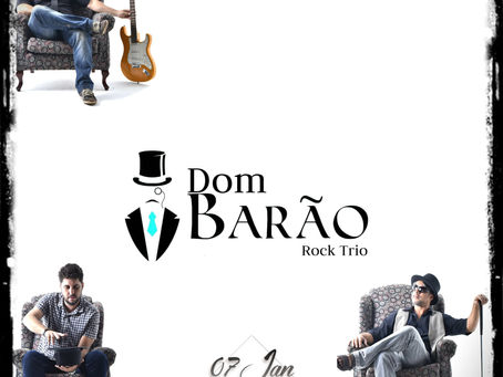 Após quatro dias de férias, a banda Dom Barão Rock Trio, toca nesta sexta no Belga Pub Goiânia.