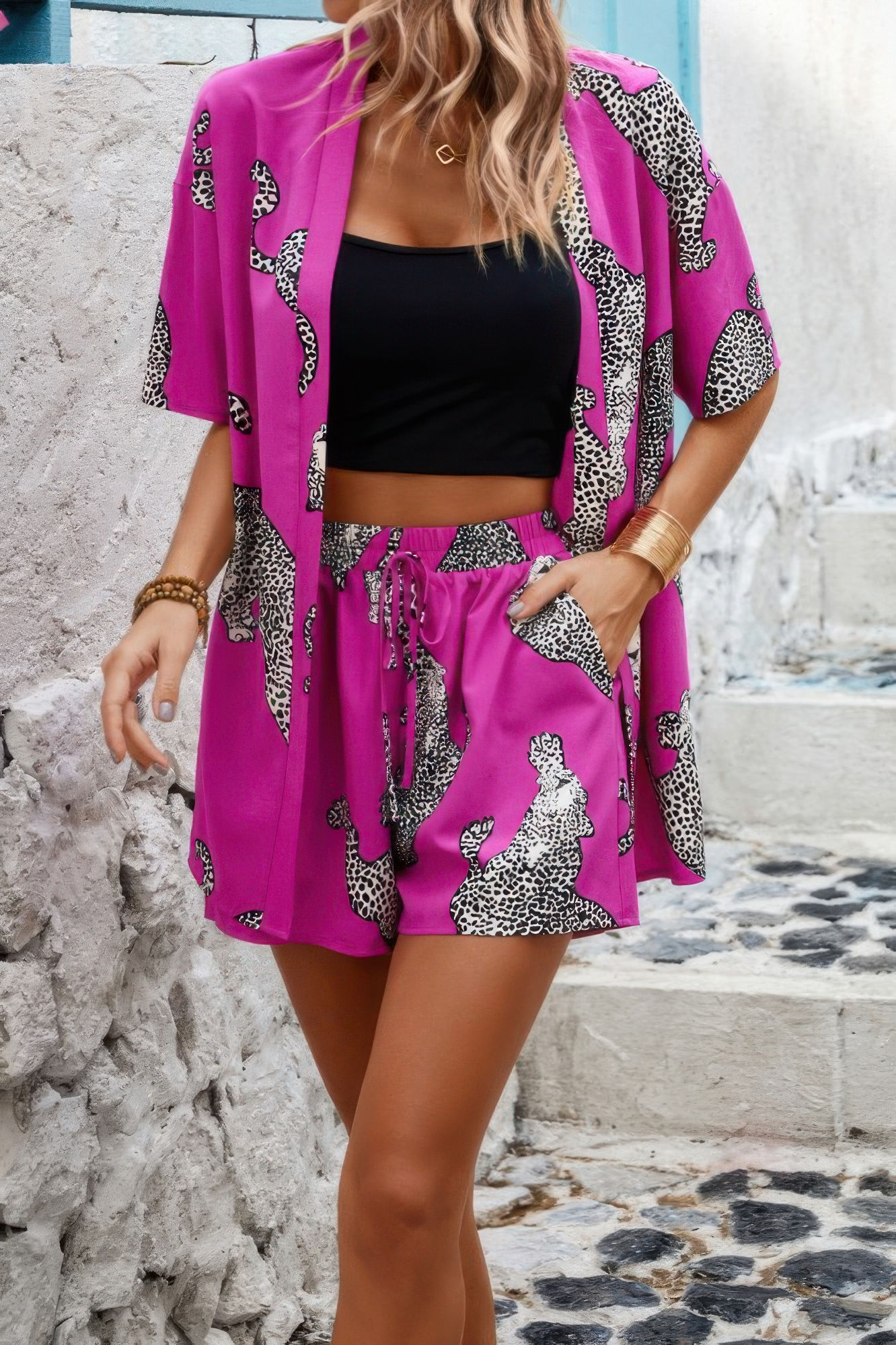 طقم سيت قميص مع تنورة