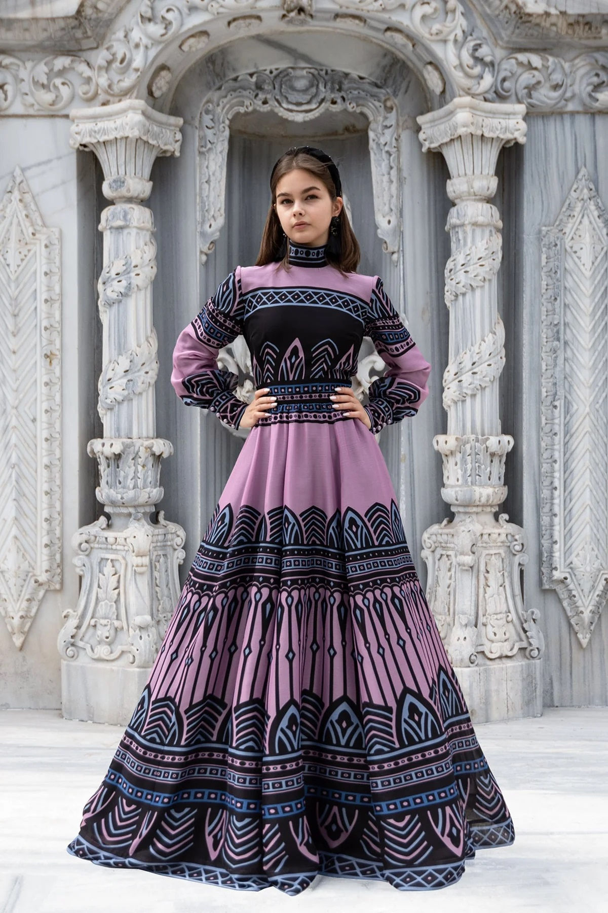 فستان تركي ماركة MUSLIMA WEAR