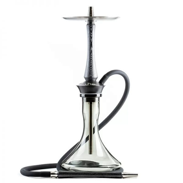 Union Hookah Sleek Black Silver