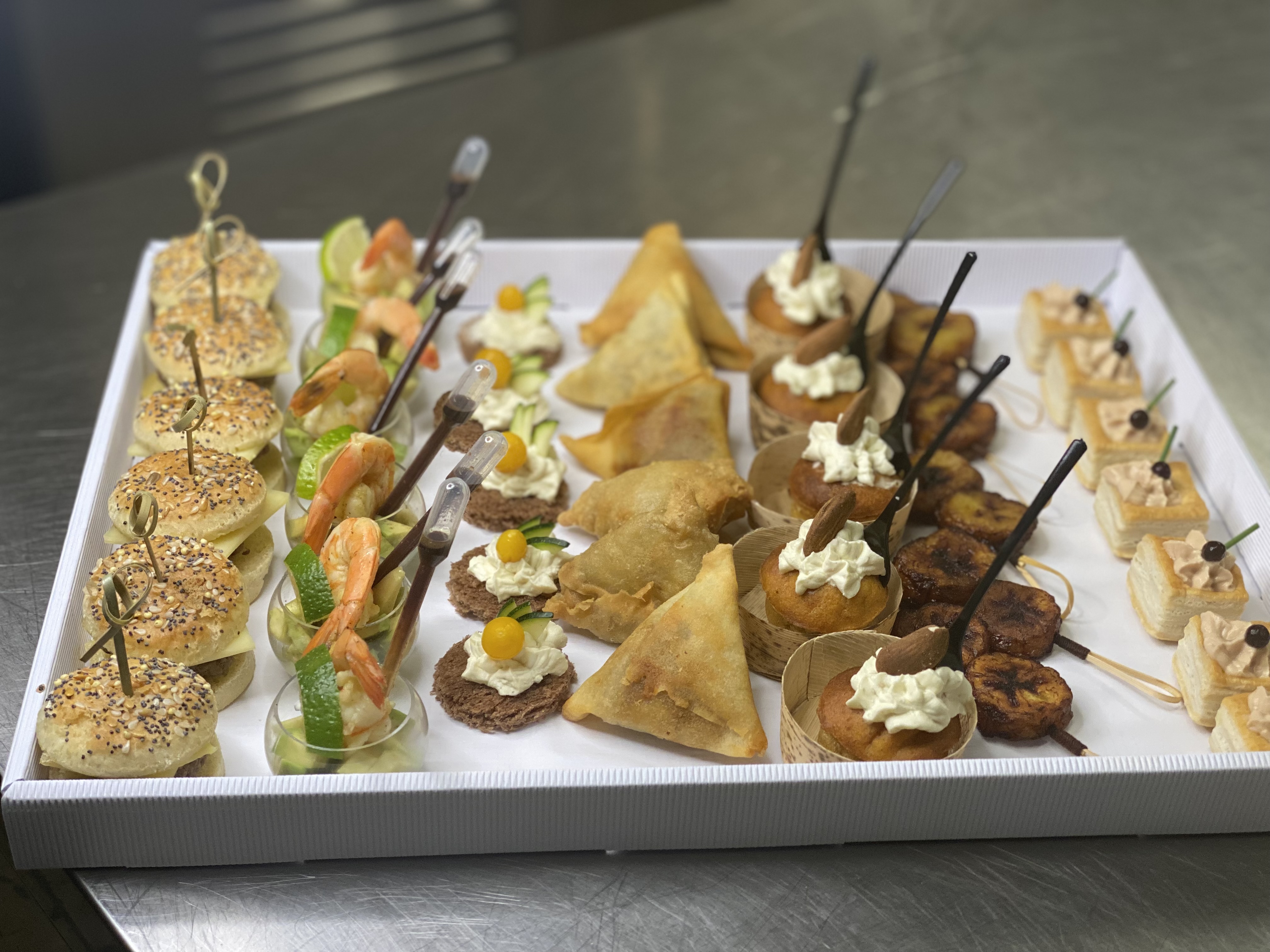 Arranged Food and Objects