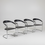 Miniature : Lot de 4 Chaises Cantilever - Design Italien 70s